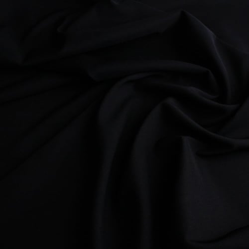 قماش كريب ستان أسود كوري