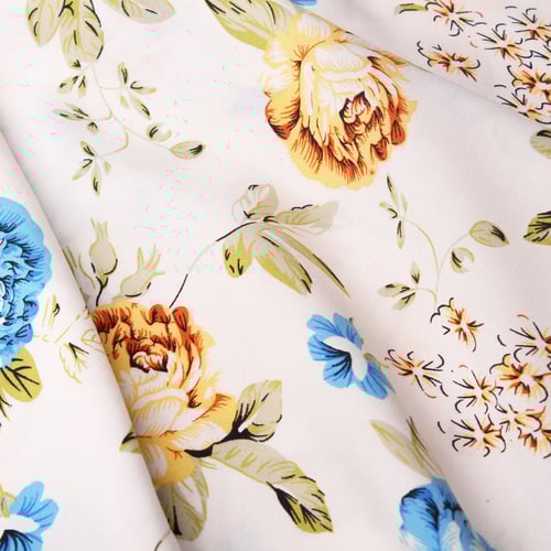 قماش قطن مشجر - أوف وايت