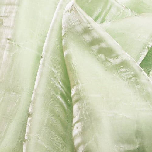 قماش جورجيت مكسر - أخضر فاتح