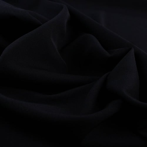 قماش كريب ستان أسود كوري