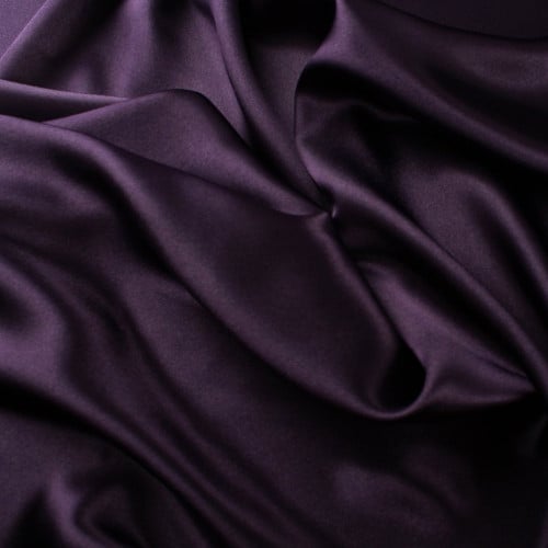 قماش حرير ستان أندنوسي ليلكي غامق