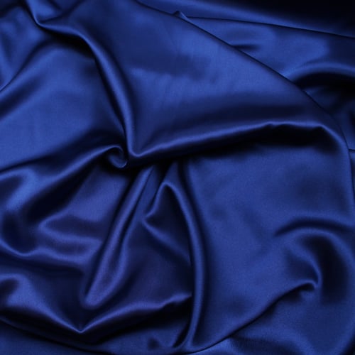 قماش حرير اندنوسي - أزرق ملكي