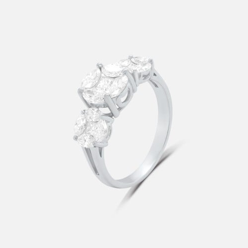 خاتم ذهب والماس