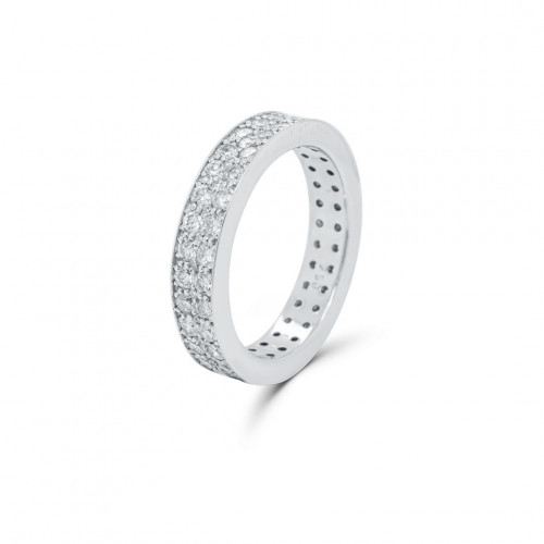 خاتم دبلة ذهب والماس (R355)