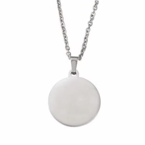 تعليقة سيارة - فضية دائرية - حجم كبير - تصميم خاص