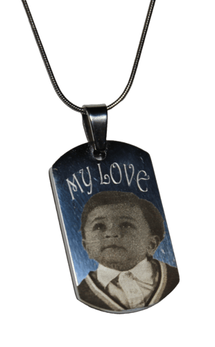 قلادة فضيه - حجم صغير