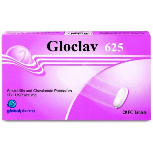 جلوكلاف 625 مجم 20 قرص
