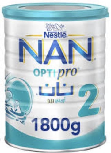 حليب اطفال نان اوبتيبرو رقم 2 - 1800 جم