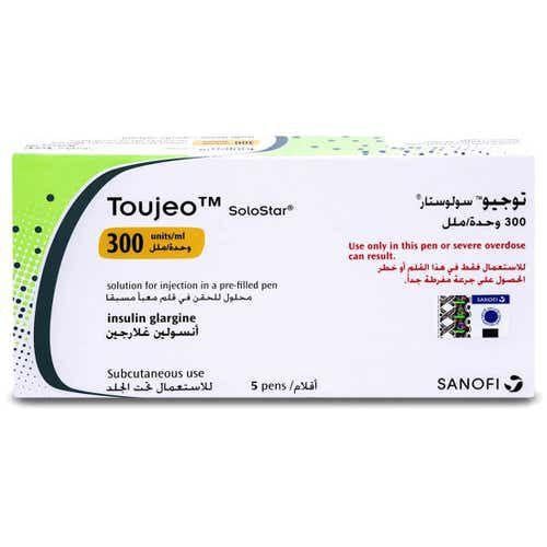 توجيو سولوستار 300 وحدة/ مل 5 قلم (ثلاجة)