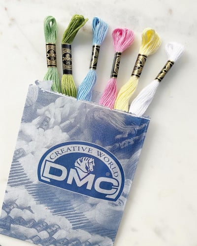 مجموعة خيوط تطريز مختارة ماركة DMC