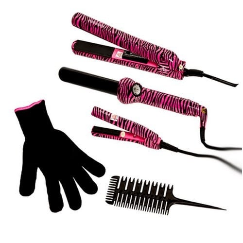 مجموعة سيراميك الشعر مع جهاز تجعيد الشعر جوسي ايبر