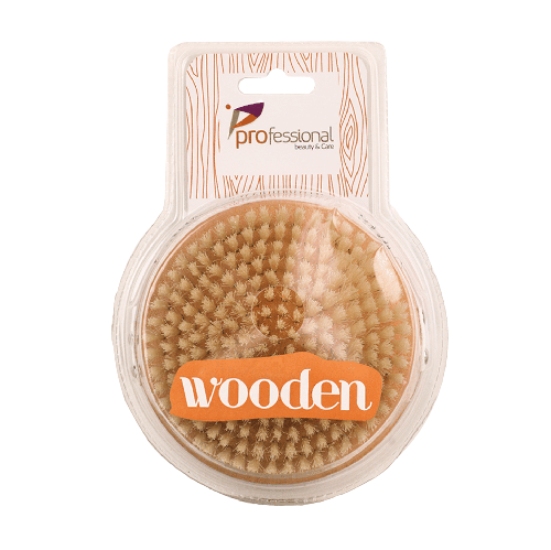 فرشاة التدليك الجاف شعيرات البلاستك مع القطن بروفي...