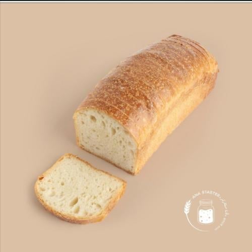 توست أبيض بالخميره الطبيعيه