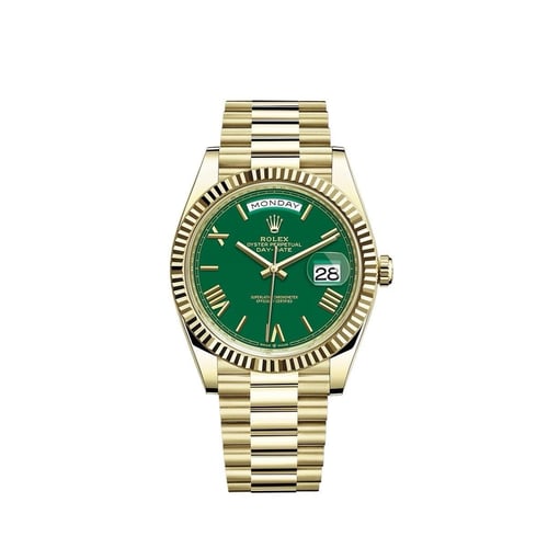 ساعة Rolex داي ديت الرجاليه ميناء اخضر