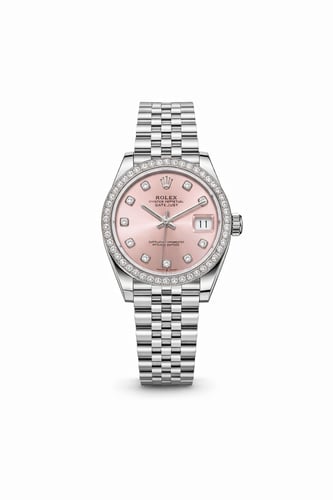 ساعة Rolex Datejust النسائيه ميناء وردي