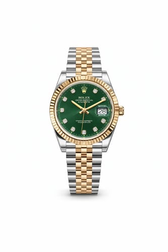ساعة Rolex Datejust ميناء اخضر