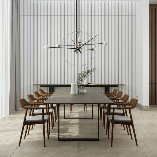 طاولة طعام (A1) + طاولة جانبية (A2) نوع السطح Vint