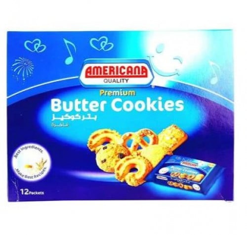 امريكانا بتر كوكيز فاخرة 44 جرام × 12