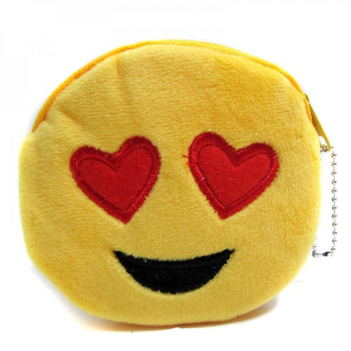 محفظة للـأطفال بسحاب أشكال منتوعة سمايلات مضحكة