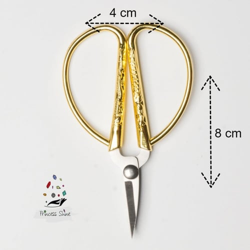 203 - مقص ورق ذهبي