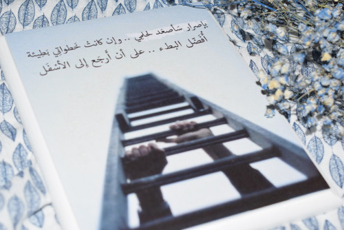 لوحة خشبية بإصرار سأصعد لحلمي