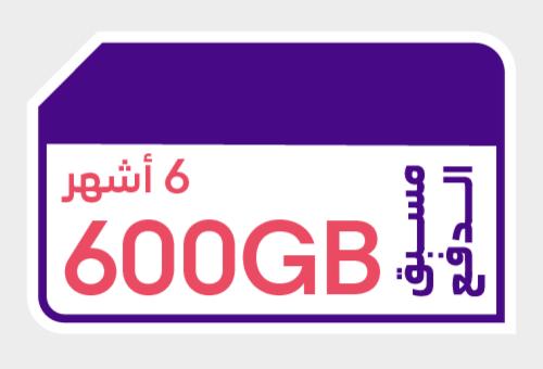 كويك نت 600 جيجا / 6 شهور