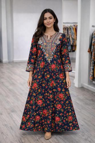 جلابية قطن مزيج للراحة والأناقة