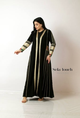 عباية عسيرية بتطريز عسيري مميز