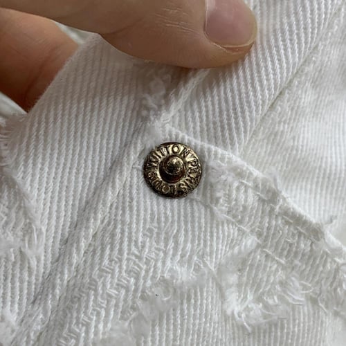 بنطلون ابيض LV بنقش