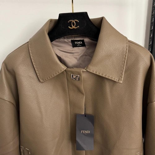 جاكيت F جلد فخم