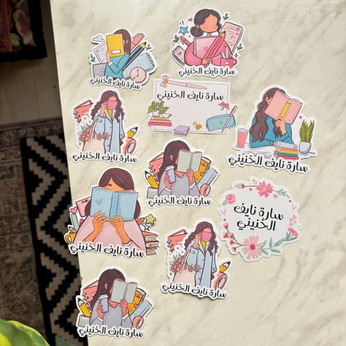 ستكر فتاة الورد