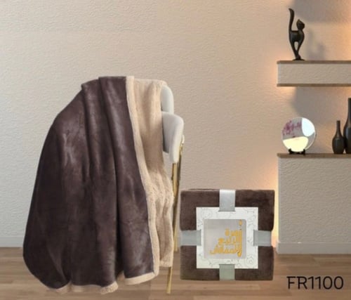 بطانية فروتي مخمل ناعم ودافي وخفيفة الوزن 1 نفرين