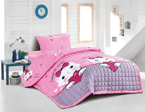 مفرش اطفال ومضرب خفيف وانيق نفر ونص