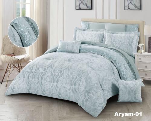 مفرش اريام الفاخر متميز بخام دنتيل نفرين