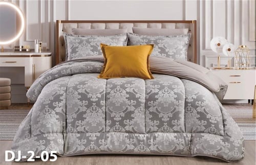 مفرش لنك ثمان قطع وبشكلين مختلفين نفرين