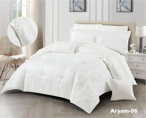 مفرش اريام الفاخر متميز بخام دنتيل نفرين