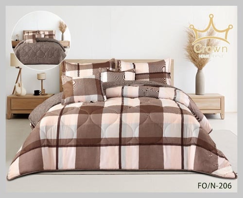 مفرش كارلتون خام قطني وبارد بشكلين مختلفين خام قطن...