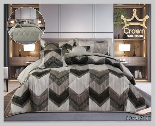 مفرش كارلتون خام قطني وبارد بشكلين مختلفين خام قطن...