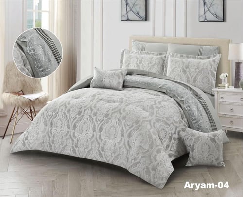 مفرش اريام الفاخر متميز بخام دنتيل نفرين