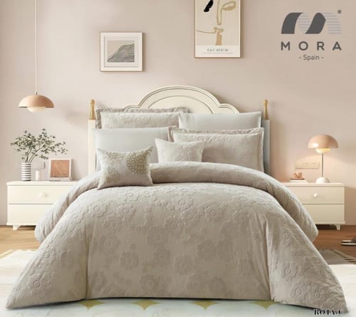 مفرش روتا الاسباني خام فخم وانيق نفرين