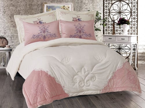 مفرش ميليسا مخمل وفرو ناعم ودافي نفرين