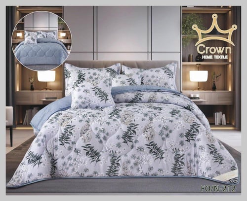 مفرش كارلتون خام قطني وبارد بشكلين مختلفين خام قطن...