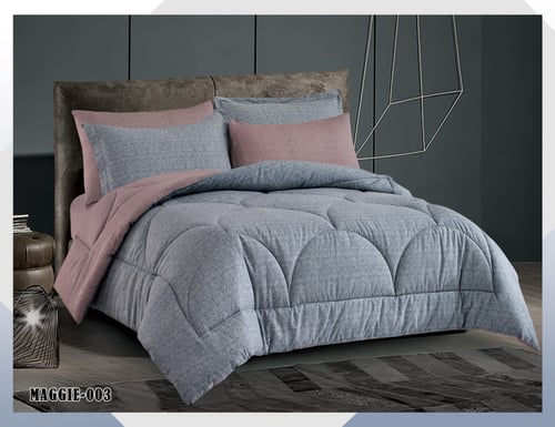 مفرش ماجي ساده شكلين ماركة فيذر قطن 100% نفرين