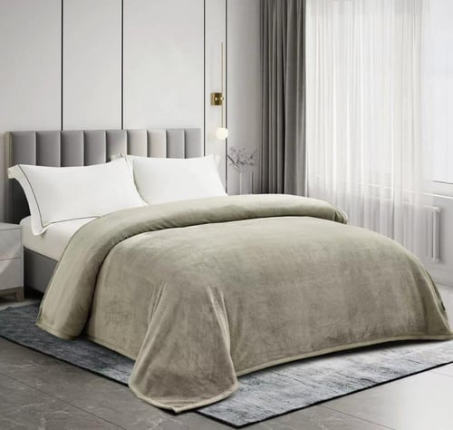 بطانية ناعمة صيفية خفيفة ولطيفة نفر ونص