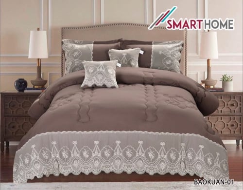 مفرش دنتيل انيق وجميل نفر ونص