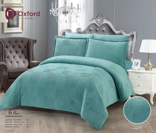 مفرش اماي اكسفورد مخمل نفرين شتوي