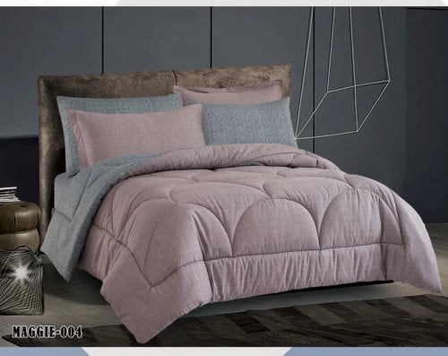 مفرش ماجي ساده شكلين ماركة فيذر قطن 100% نفرين