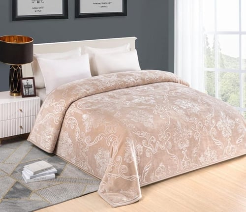 بطانية ناعمة ومحفورة ودافئة طابقين نفرين 4 كيلو