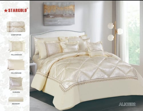 مفرش عرائسي برزلان جاكار ميكروفايبر نفرين