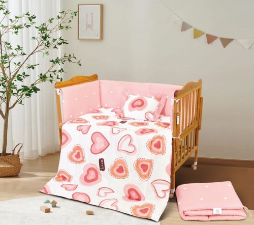 مفرش بيبي مواليد مع حواجز